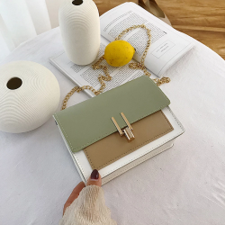 2025Chain Crossbody Bag High Quality Leather Small Shoulder Messenger Bags For Women Female Travel Mini Bags Sqare Shoulder Bags