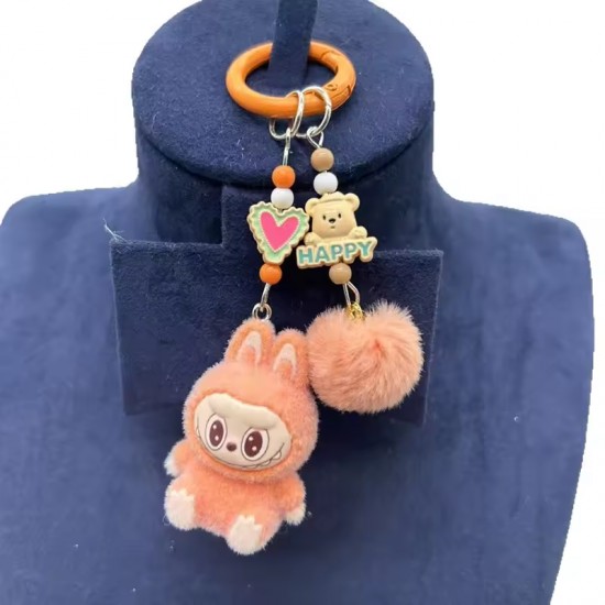 New keychain kawaii accessories car pendant three-dimensional creative Diy resin heart bag accessories desktop ornaments 2025
