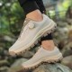 High Quality Men's Trekking Shoes Rotary Buckle Hiking Shoes Men Outdoor Casual Sneakers Man Breathable Non-slip Walking Shoes