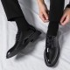 Classic Derby Shoes Brogues Leather Man Business Dress Office Leather Shoe For Men Fashion Patent Leather Party Wedding Shoes Classic Derby Shoes Brogues Leather Man Business Dress Office Leather Shoe For Men Fashion Patent Leather Party Wedding Shoes