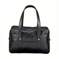 Student JK Handbag Waterproof PU Leather Single Shoulder Uniform Bag for Men And Women Official Document Commuter Backpack