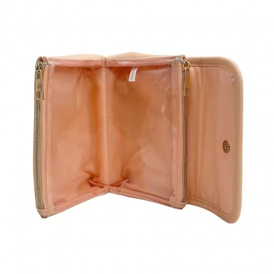 Double Zip Makeup Bag Cosmetic Organizer Travel Pouch Water-Resistant Toiletry Bag Portable Makeup Storage Gift Women Double Zip Makeup Bag Cosmetic Organizer Travel Pouch Water-Resistant Toiletry Bag Portable Makeup Storage Gift Women