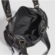 HAEX Women's Punk Biker Tote Bag Large Capacity PU Leather Crossbody Purse with Multi Pockets for Work Commute Moto Style