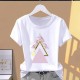 Women Print Floral Sports Fashion Casual Explosive Short Sleeve T-shirt Graphic Tshirts Women Clothes Oversized T Shirt Women Print Floral Sports Fashion Casual Explosive Short Sleeve T-shirt Graphic Tshirts Women Clothes Oversized T Shirt